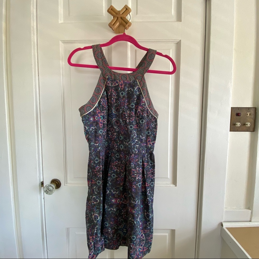 High neck summer frock